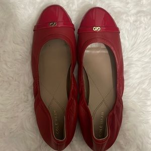 Coke Haan red flats size 8
